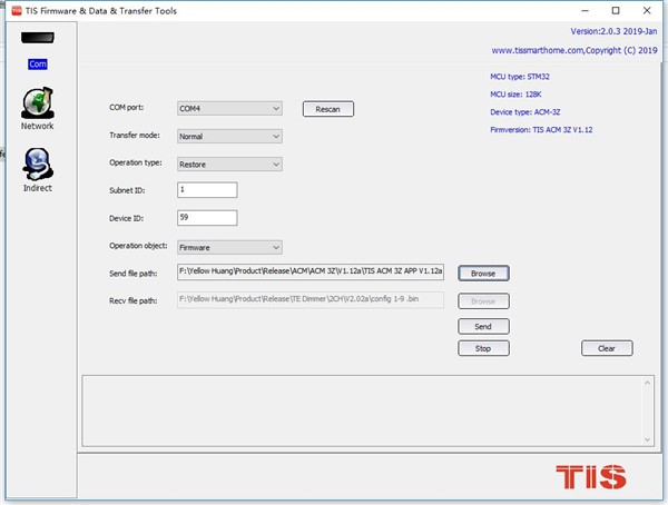 TIS Firmware & Data & Transfer Tools